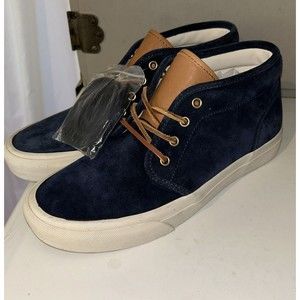 Polo Ralph Lauren Keaton Chukka Suede Sneaker Shoes Men’s Size 8.5 Navy